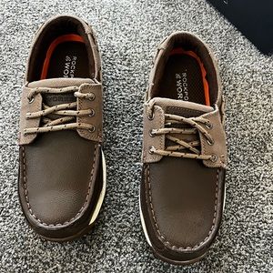 Rockport Works Steel Toe Boat Shoe